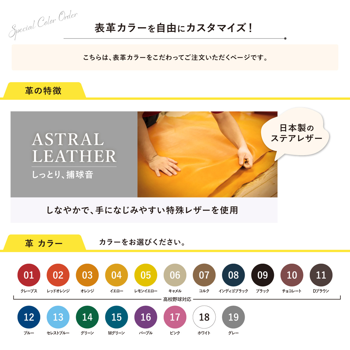 オーダーシート | ASTRAL☆K
